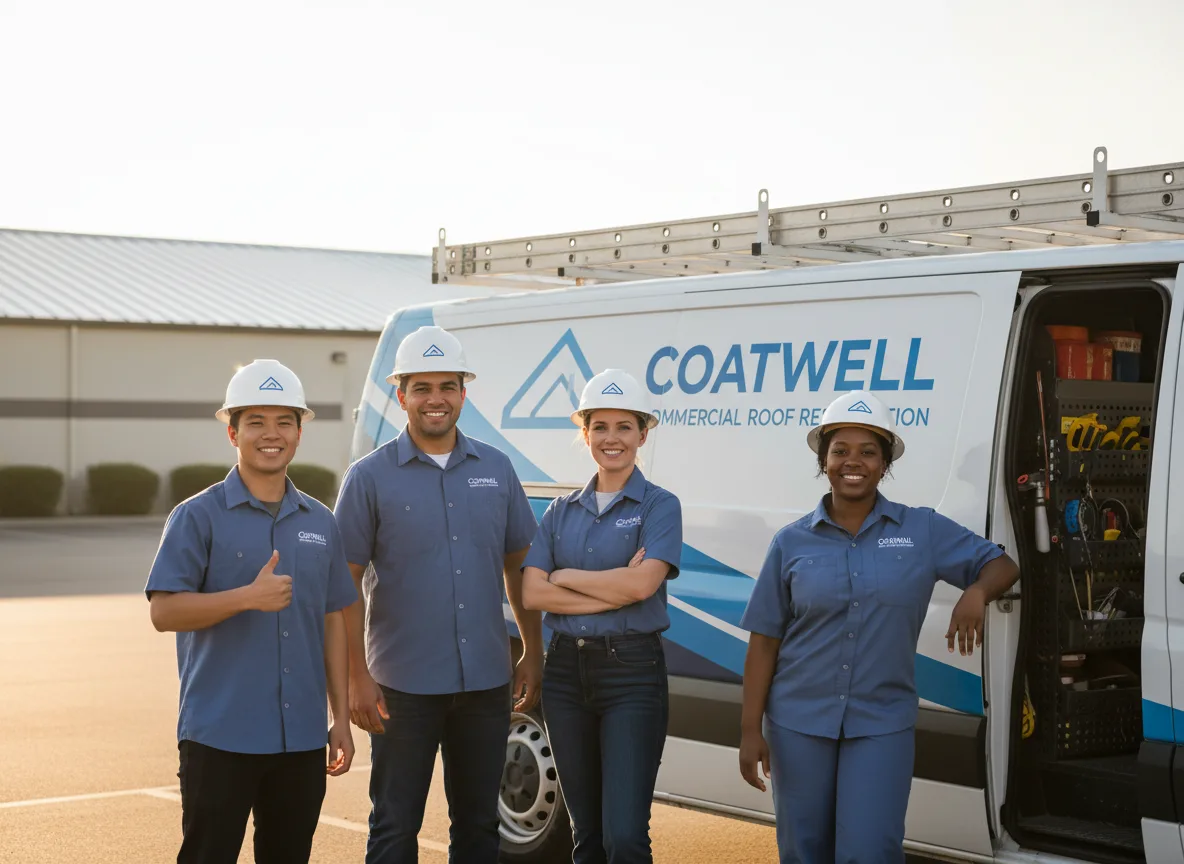 Commercial roof coating company in Cameron, OH
